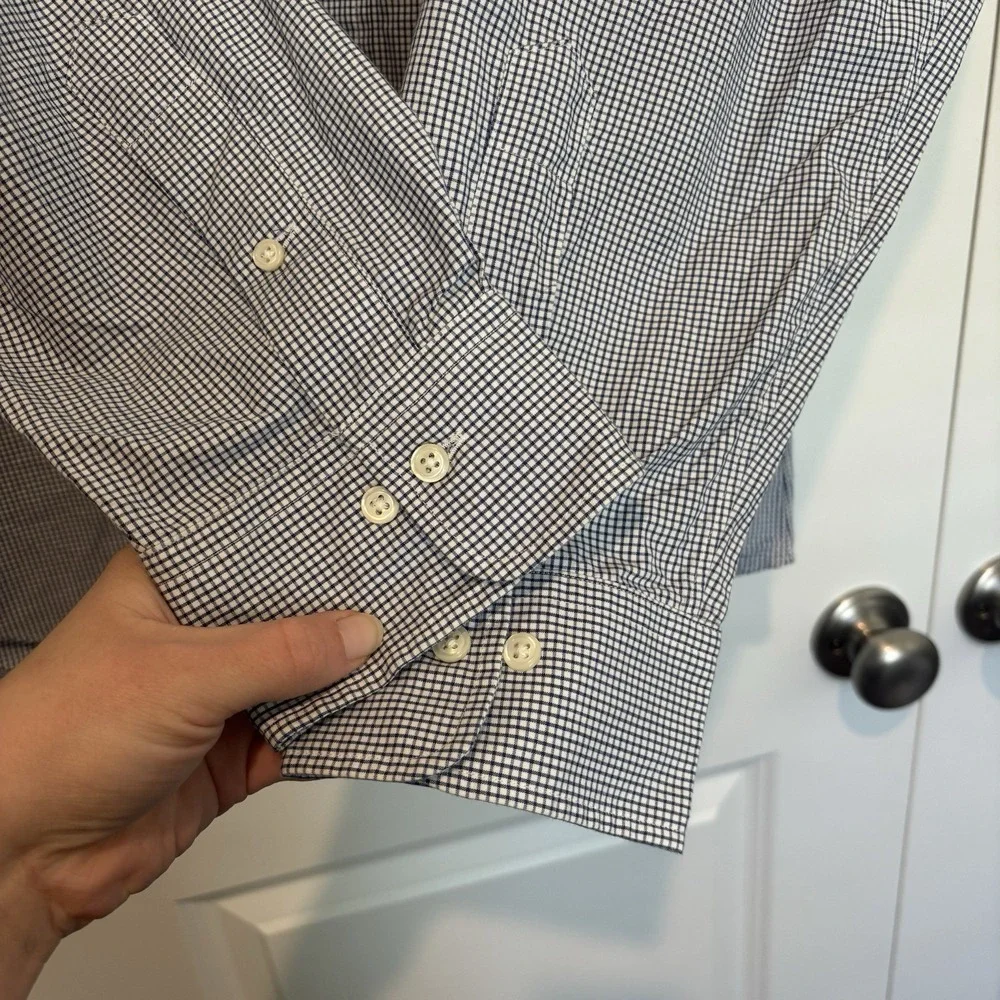 Polo Ralph Lauren Men's Shirt Medium 17.5 34/35 Long‎ Sleeve Estate Custom Fit